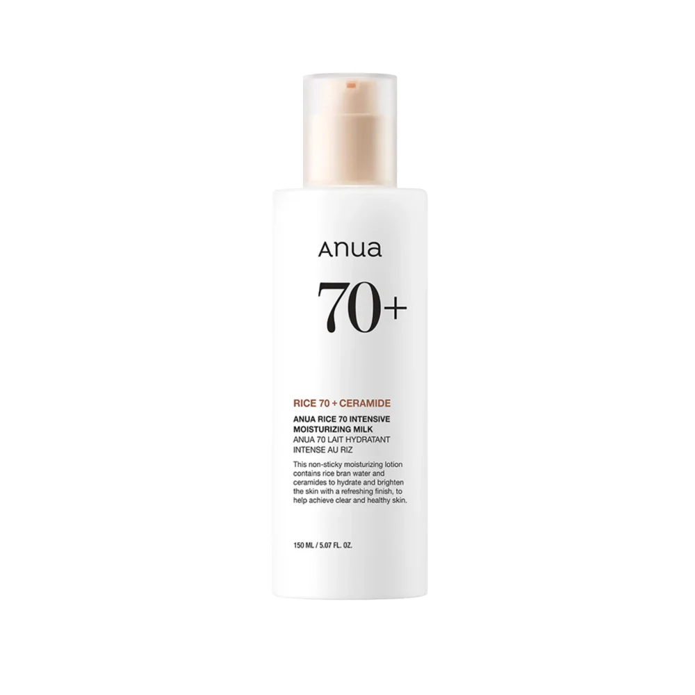 Anua Rice 70 Intensive Moisturizing Milk 150ml Korean Face Moisturizer Lotion